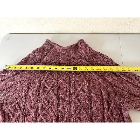 Universal Thread Goods Co. Burgundy Cotton Blend Knit Sweater – Women’s Medium - Picture 7 of 11